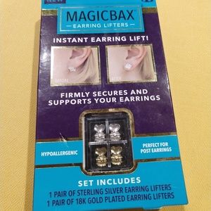 Magicbax Earring Lifters for stretched lobes NWT